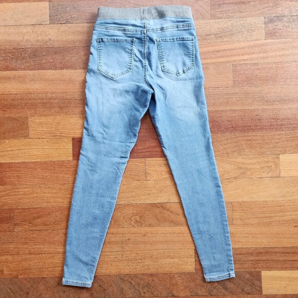 No Boundaries Juniors Light Wash Pull On Skinny Jeans Size Small (3-5) - Picture 9 of 13